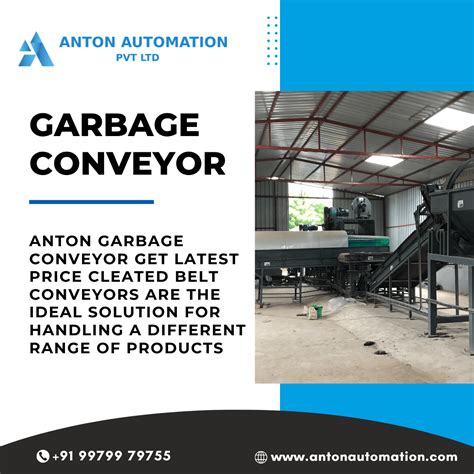 Garbage Conveyor Manufacturer in Vadodara | Durable Cleated Belt ...