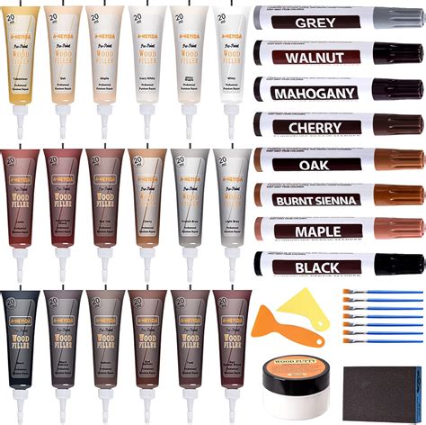 Amazon.com: Wood Floor Scratch Repair Kit - 40 Sets - Furniture Repair ...