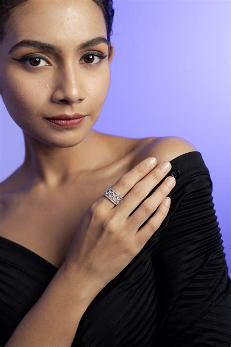 Octavia Floral Silver Ring – Parman