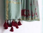 FOIL PRINTED ELEPHANT - Chanderi Saree– CHHAPA