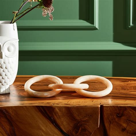 Ivy Bronx Resin 13" Round Tortoise Chain W Brass - 13" x 6" x 2" | Wayfair