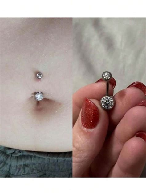 AVYRING 6 pièces Kit de piercing du nombril, kit de piercing du nombril ...