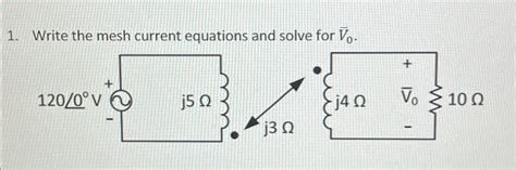 Image result for Mesh Current Equations