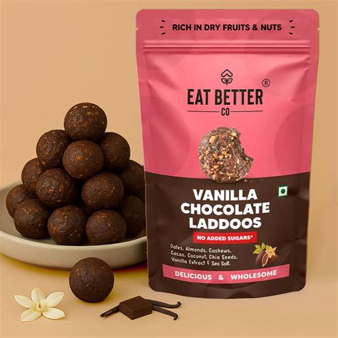 Vanilla Chocolate Laddoos - No Added Sugar Treat | The Zappy Box
