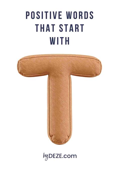 365 Positive Words That Start With T - byDeze