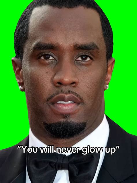 Diddy Transforming Into Jeffrey Epstein Glow Up meme (Green Screen ...