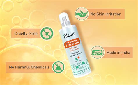 Alcali Vitamin C Face Wash for Brighter Skin - Vitamin c Face Cleanser ...