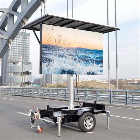4㎡ Energy saving led screen solar trailer for 24/7 Operation - Rife ...