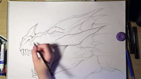 Drawings Of Dragons Realistic