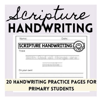 Scripture Handwriting Practice 的图像结果
