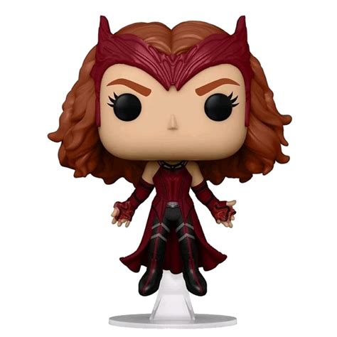 Funko Marvels Wandavision Scarlet Witch Flying Pop Vinyl With A Pop ...