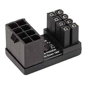 180 Degree Angled Adapter, 2 and 6pin Female to 2 and 6pin Male Adapter ...