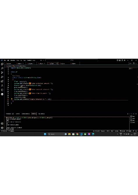 Java Programming Assignment: Simple Interest & Integer Operations - Studocu