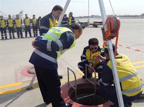 中国航油天津分公司开展受限空间紧急救援演练 – 中国民用航空网