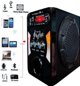 Buy world voice Gold Series Digital HIFI Sound Woofer MINI Home Theater ...