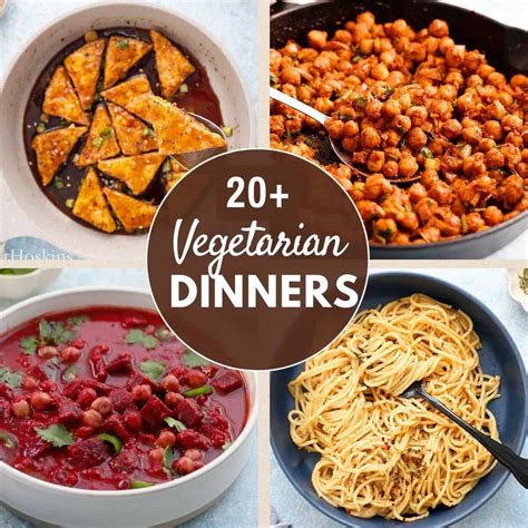 20+ Vegetarian Dinner Recipes | Kitchen At Hoskins
