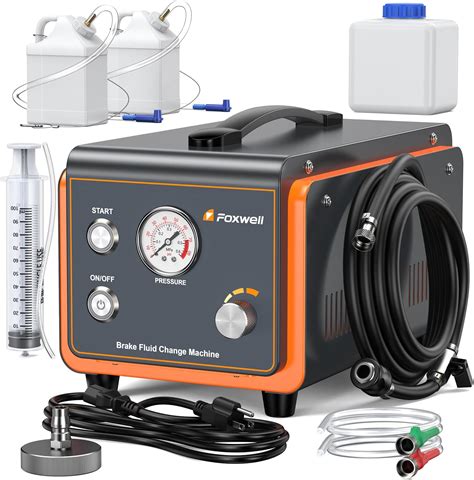 Amazon.com: FOXWELL RT1000 Automatic Brake Bleeder Kit, Dual Pulse Power Brake Fluid Bleeder ...