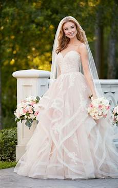 Gallery Floral Wedding Dresses by Pink Floral Bridal Gown With Textured Skirt Stella York Gallery Floral Wedding Dresses