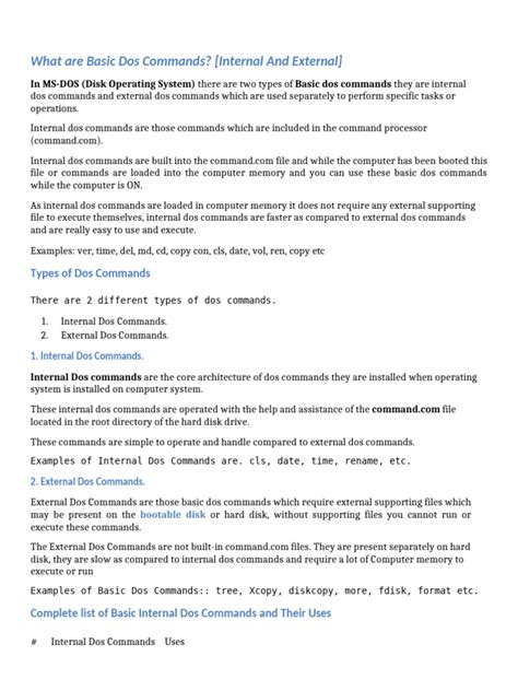 How to Use Basic DOS Commands 的图像结果