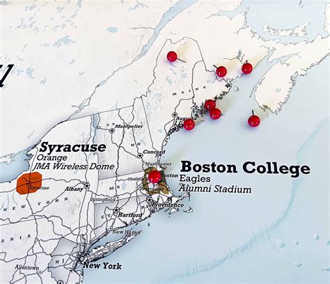 Ivy League Universities Map