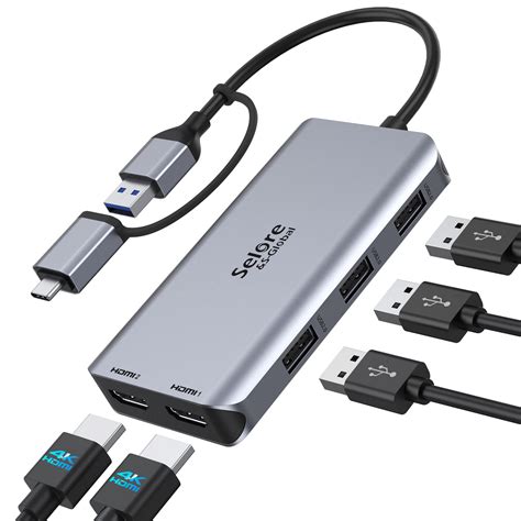 Usb C Docking Station With Two Hdmi Ports at Charles Cameron blog