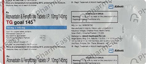 Tggoal 145mg Strip Of 10 Tablets: Uses, Side Effects, Price & Dosage ...