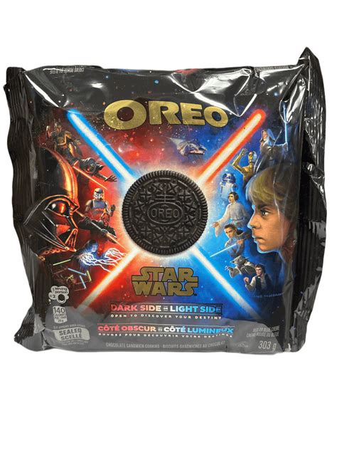 Oreo Stars Wars Dark Side or Light Side Cookies 303G