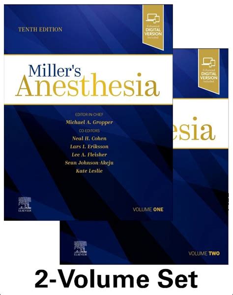 ปกหนังสือ Miller's Anesthesia, 2-Volume