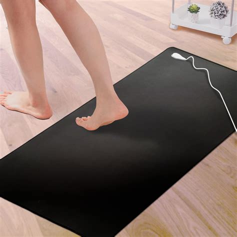 Amazon.com: Grounding Mat for Sleeping, Carbon Leatherette Grounding ...