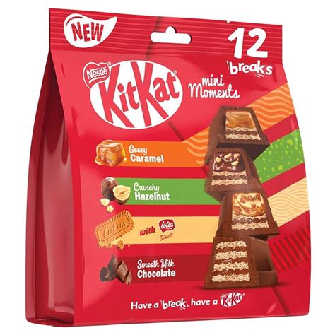 Nestle Kitkat Mini Moments With An New Flavours Of Gooey Caramel, Crun ...