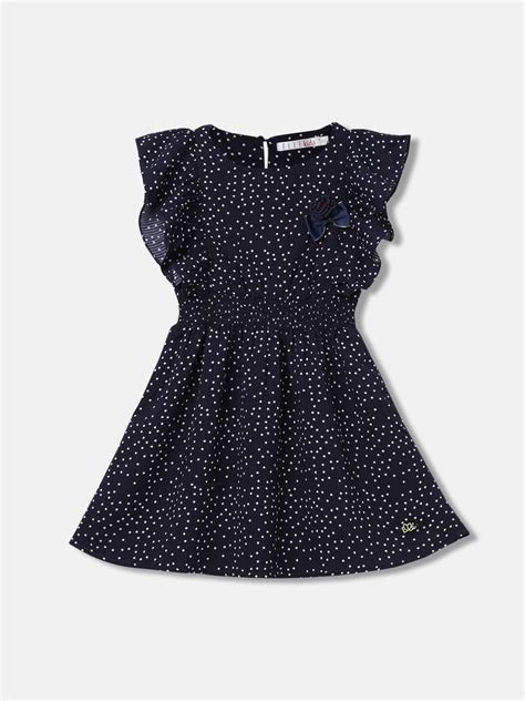 Shop Elle Girls Printed Sleeveless Round Neck Dress Online – Iconic India