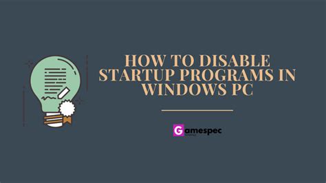 Remove Program From Windows Startup 的图像结果