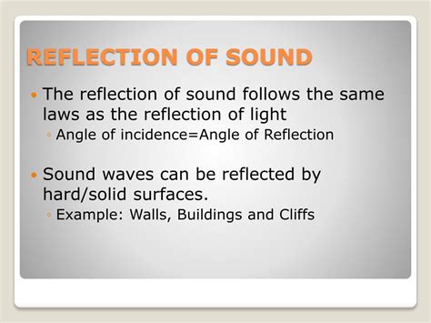 How Sound Reflects 的图像结果