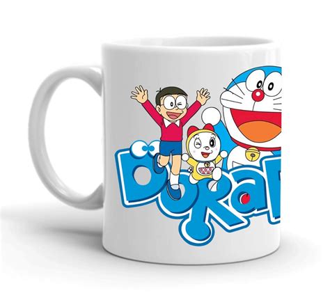 Buy LIVE UNIQUE Doraemon Printed Coffee Mug Cartoon Mugs for Kids Girls ...