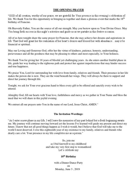 Image result for Debut Program Example