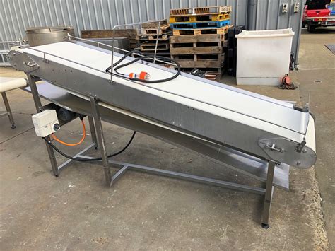 For Sale NZ Used Food Grade Inclined Belt Conveyor with Fully Stainless ...