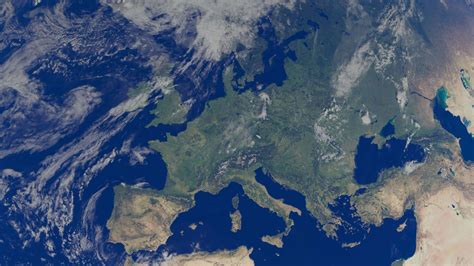 Explore Europe Satellite Map