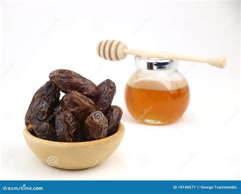 Dried Black Dates with Honey Stock Image - Image of food, dried: 18140577