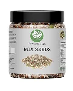 Go Vegan Mix Seeds For Eating 250gm | 5 in 1 Super Seeds Mix of ...