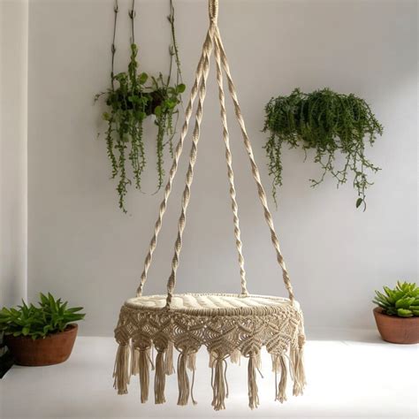 Premium Luxury Macrame Swing Hammock – Ecofynd