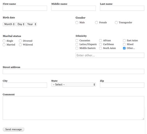 Image result for Drupal Webform Grid Layout Examples