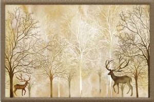 god & god's 91.44 cm Canvas HD Digital Painting 2434 Self Adhesive ...