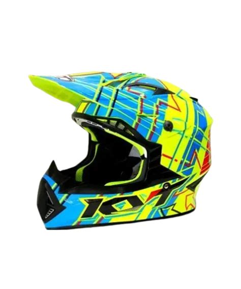 Buy KYT Jumpshot Helmet - Gloss Yellow Fluo Blue – Bikester Global
