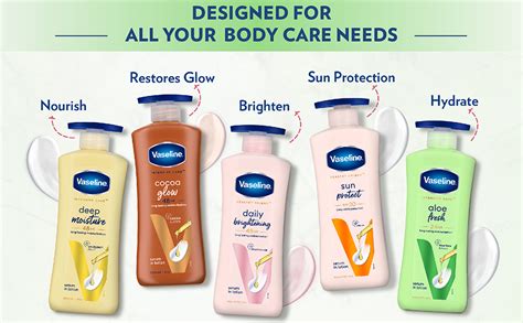Vaseline Aloe Fresh Body Lotion,24 HR Long Lasting Moisturisation with ...