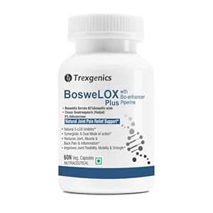 Buy Trexgenics® BOSWELOX PLUS Joint & Bone Dual Action with Boswellia ...
