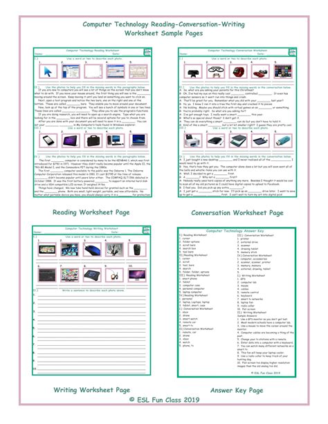 Computer Technology Worksheets 的图像结果