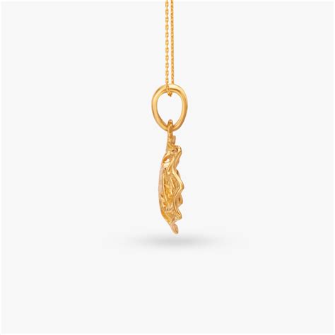 Floral Gold Pendant