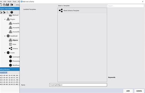 Example: Command based workflow and template schema enrichment ...