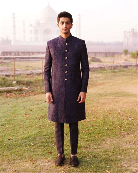 Shop now ryan light beige sherwani set