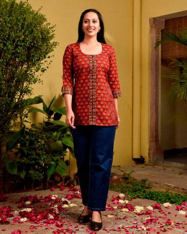 Best Front Kurti Neck Design for Women 2024 – Jaipuri Adaah